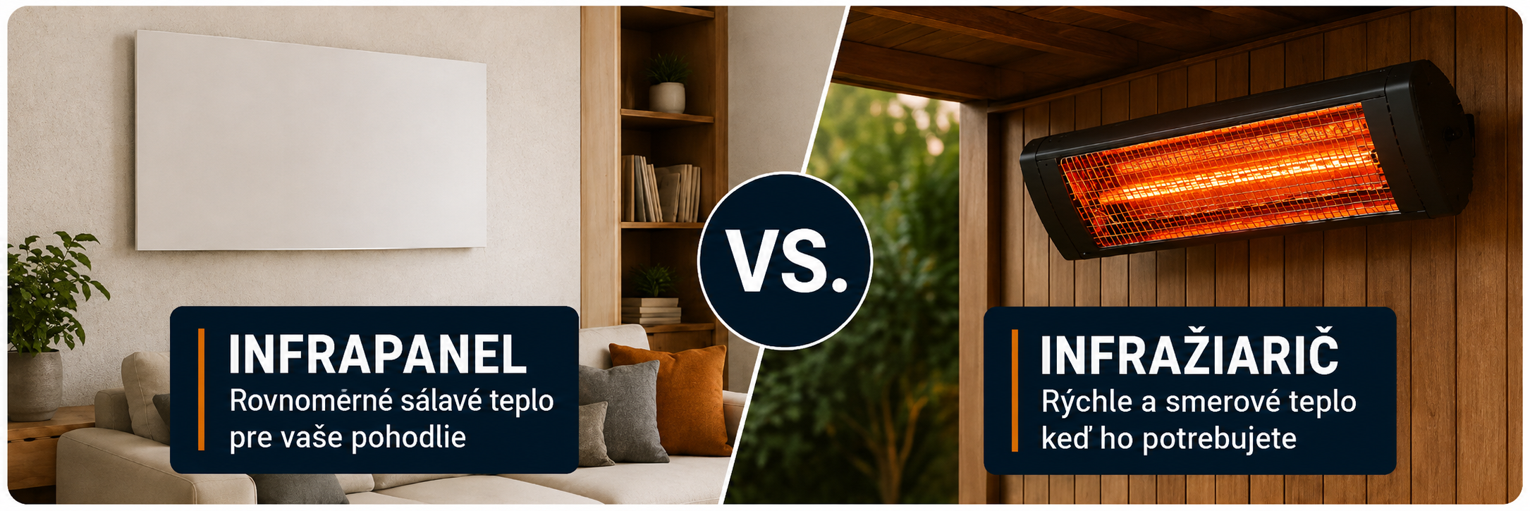 Infrapanel vs. infražiarič