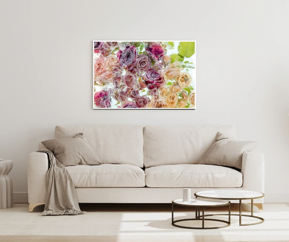 Vykurovací obraz 600W-02 - s bielym rámčekom