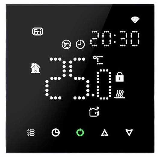 Priestorový WiFi termostat PT741B-EI WIFI - čierny